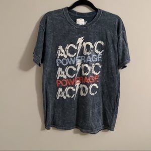 ACDC Powerage T Shirt Charcoal Sz M NWT